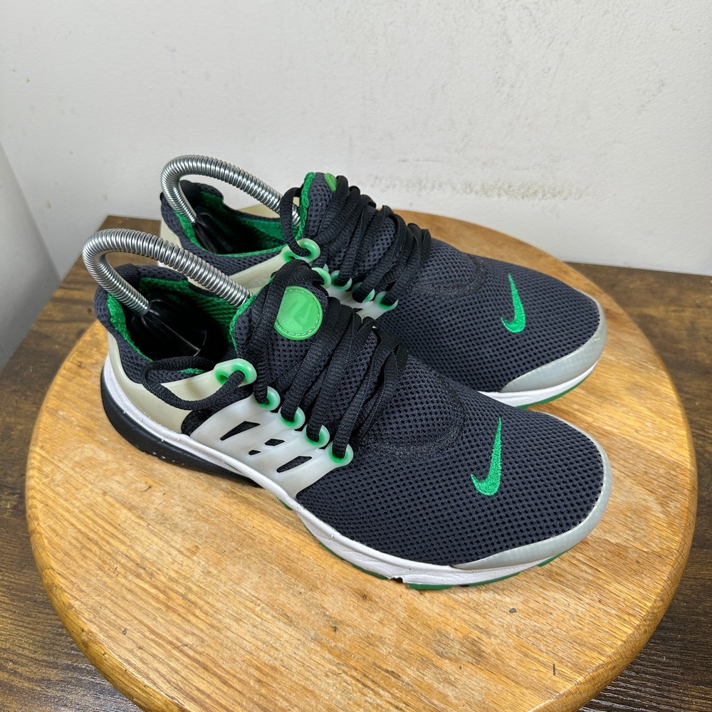 Nike Air Presto Black Green Mesh Running Shoes 848187-003 Mens Size 6